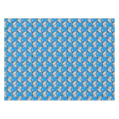 Swan Birds Pattern Design On Blue  Tafelkleed (Voorkant (Horizontaal))