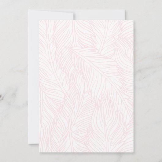 Swan Birthday Uitnodiging | Uitnodigingen van Swan (Achterkant)