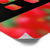 Swan Boats en Red Tulips Poster (Hoek)