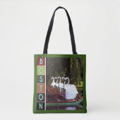 Swan Boats in Summer - Boston Tote Bag (Voorkant)
