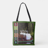 Swan Boats in Summer - Boston Tote Bag (Achterkant)