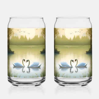 Swan Bond: Familie & Vrienden Blikvorm Glas