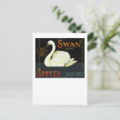 Swan Brand Apples Briefkaart (Staand voorkant)