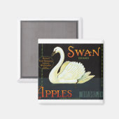 Swan Brand Apples Magneet (Voorkant / Achterkant)