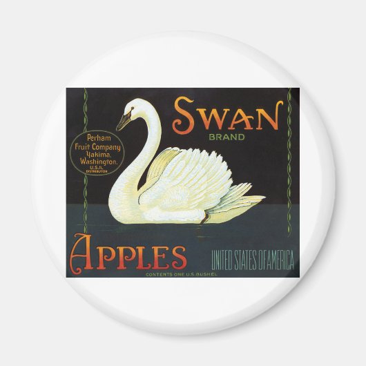 Swan Brand Apples Magneet (Voorkant)