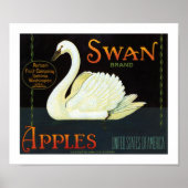Swan Brand Apples Poster (Voorkant)