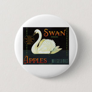 Swan Brand Apples Ronde Button 5,7 Cm