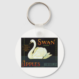 Swan Brand Apples Sleutelhanger