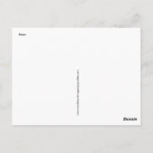 Swan Briefkaart (Achterkant)