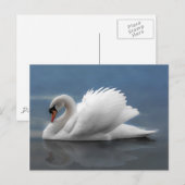 Swan Briefkaart (Voorkant / Achterkant)