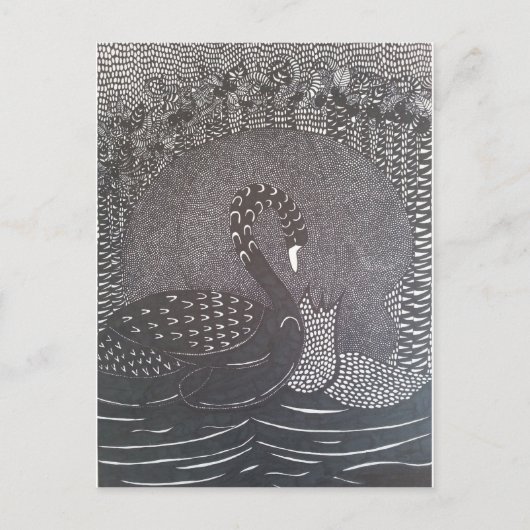 Swan Briefkaart (Voorkant)
