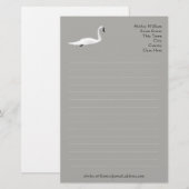 Swan Briefpapier (Voorkant / Achterkant)