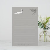 Swan Briefpapier (Staand voorkant)