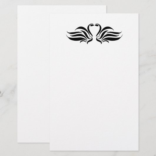 Swan Briefpapier (Voorkant / Achterkant)