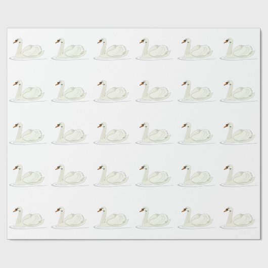 Swan Cadeaupapier (Vlak)