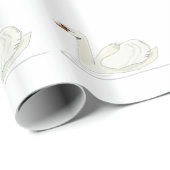 Swan Cadeaupapier (Rol Hoek)