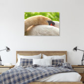 Swan Canvas Afdruk (Insitu (Slaapkamer))