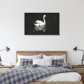 Swan Canvas Afdruk (Insitu (Slaapkamer))