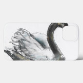 Swan Case-Mate iPhone Case (Achterkant (horizontaal))