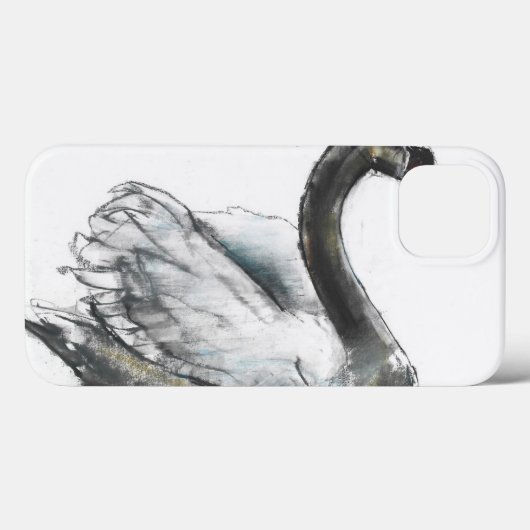 Swan Case-Mate iPhone Case (Achterkant (horizontaal))