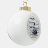 Swan Ceramic Ball-kerstversiering Keramische Bal Ornament (Links)