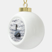Swan Ceramic Ball-kerstversiering Keramische Bal Ornament (Rechts)