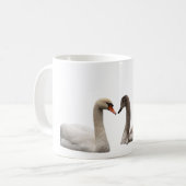 Swan Connection Mug – Grace and Nature in Harmony Koffiemok (Voorkant links)