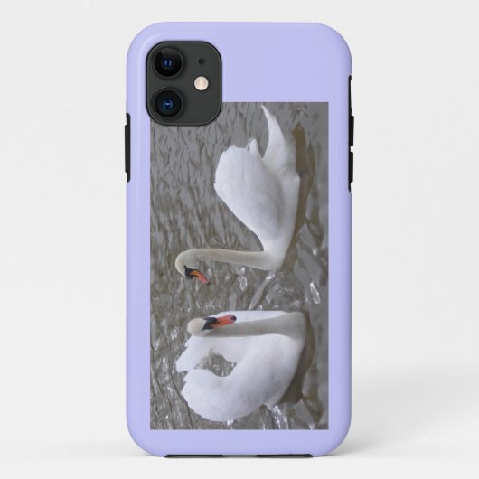 Swan Couple Iphone5/5S hoesje (Achterkant)