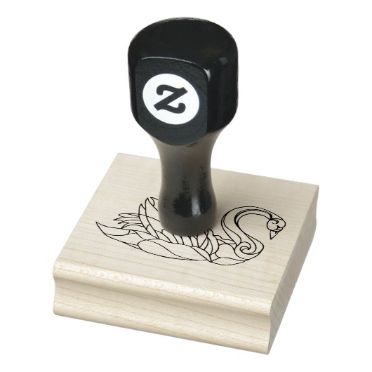  Swan Craft Stamp Rubberstempel (Stempel)