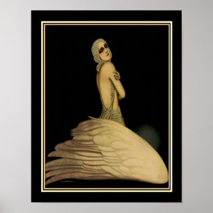 "Swan Dancer" Nanni Art Deco Print