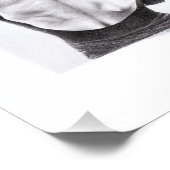 Swan dansende vrouw ballet Surreal-tekenkunst Foto Afdruk (Hoek)