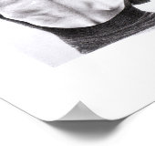 Swan dansende vrouw ballet Surreal-tekenkunst Poster (Hoek)