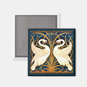 Swan en Rush en Iris Magneet (Voorkant / Achterkant)