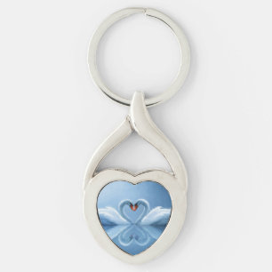 Swan Eternal Love Sleutelhanger