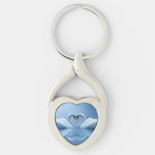 Swan Eternal Love Sleutelhanger (Voorkant)