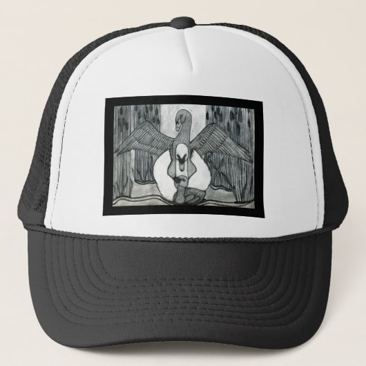 Swan Family Trucker Pet (Voorkant)