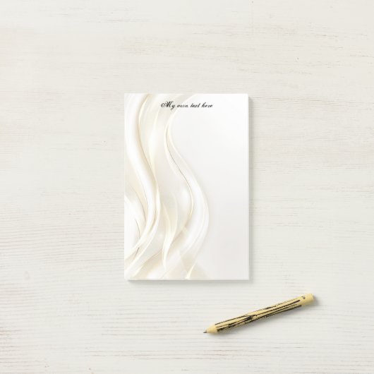 Swan Feathers Post-it® Notes (Op bureau)