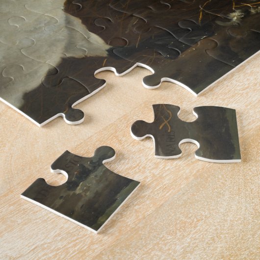 Swan fine art Asselijn Legpuzzel (Zijkant)