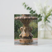 Swan Fountain Briefkaart (Staand voorkant)