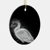 Swan Fractal Keramisch Ornament (Rechts)