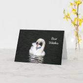 Swan Gefeliciteerd met je Kaart (Gele Bloem)
