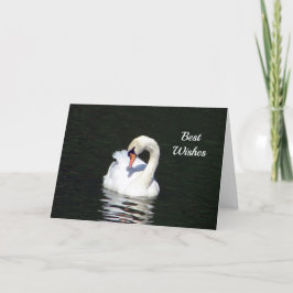 Swan Gefeliciteerd met je Kaart