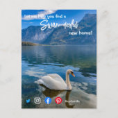 swan - geweldige marketing van makelaars in onroer briefkaart (Voorkant)