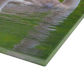 Swan Glass Cutting Board Snijplank (Hoek)