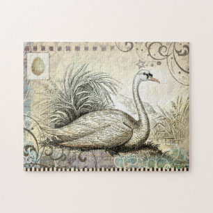 Swan Graphic Legpuzzel