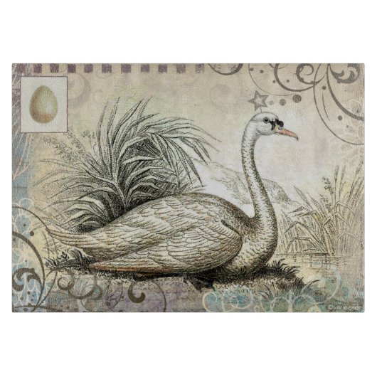 Swan Graphic Snijplank (Voorkant)