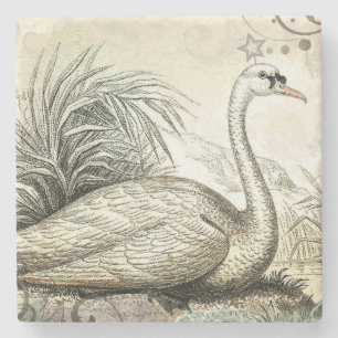 Swan Graphic Stenen Onderzetter