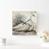 Swan Graphic Vierkante Klok (Huis)