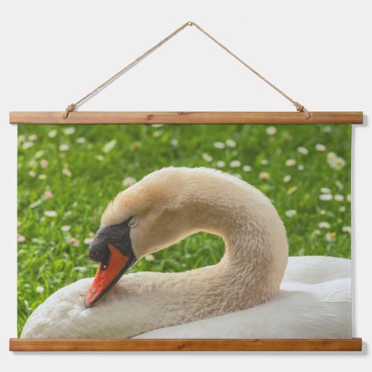 Swan Hangend Wandkleed (Voorkant)