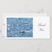 Swan - Hartelijk dank Bedankkaart (Voorkant)